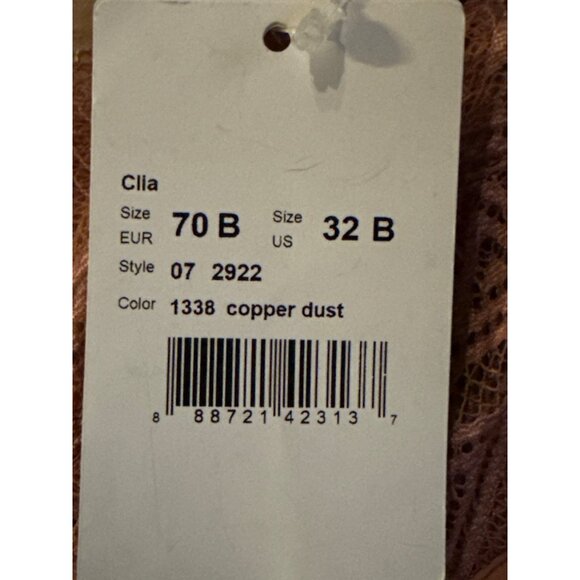 Hanro Clia Underwire Spacer Bra 32B (US) / 70B (EU) New with Tag - Picture 4 of 5